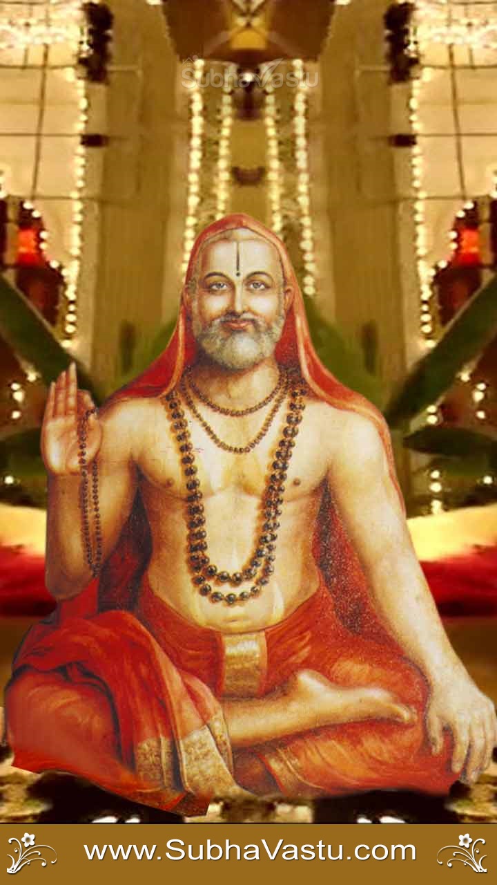 Subhavastu - Hanuman - Category: Raghavendra - Image: Raghavendra Swamy  Mobile Wallpaper_594