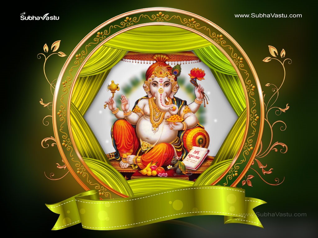 Subhavastu - Hindu God Wallpapers | Desktop | Cellphone - Category: Ganesh  - Image: 1024X768-Ganesha_1378