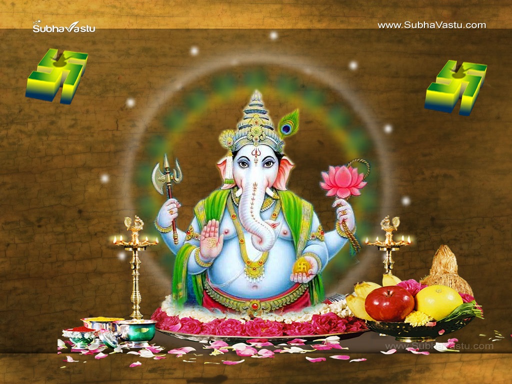 Subhavastu - Hindu God Wallpapers | Desktop | Cellphone - Category: Ganesh  - Image: Ganesha-1024X768_298