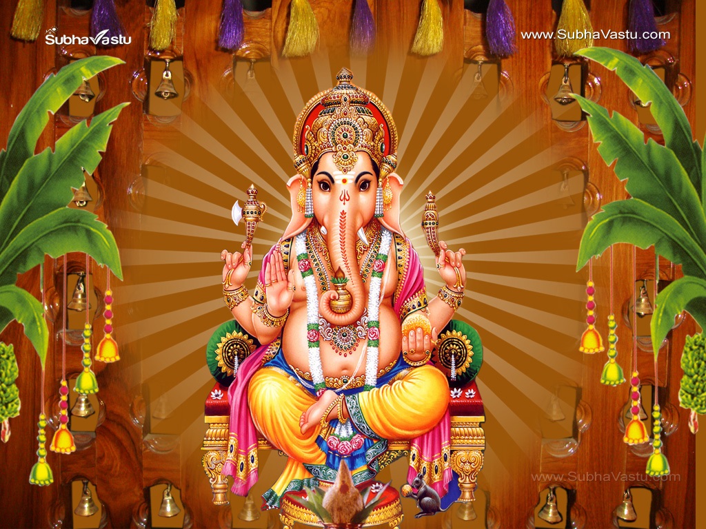 Subhavastu - Hindu God Wallpapers | Desktop | Cellphone - Category: Ganesh  - Image: Ganesha-1024X768_310